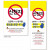 코로나19 외부방문자 및 신천지 경고 및 안내문 디자인 파일